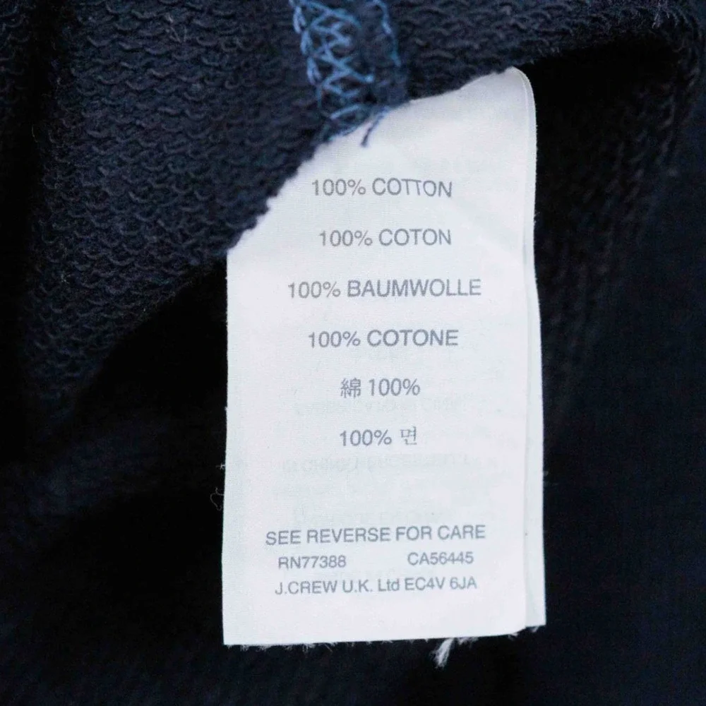 J CREW Vintage Fleece Colorblock‎ Sweatshirt French Terry Heritage Preppy Mens L